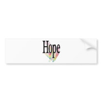 Rainbow of Hope Bumper Sticker