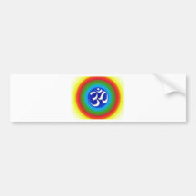 Rainbow_om Bumper Sticker