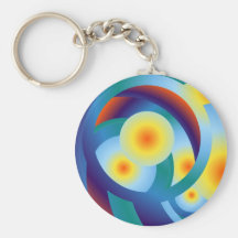 Rainbow Orbs Keychain
