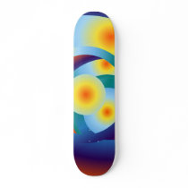 Rainbow Orbs Skateboard