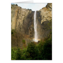 Rainbow over Bridalveil Falls Greeting Cards