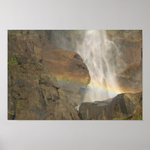 Rainbow over Bridalveil Falls Posters