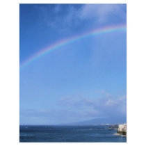 Rainbow over Honolulu, Hawaii Custom Flyer