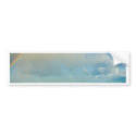 Rainbow over ocean bumper stickers