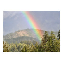 Rainbow Over the Mountains Personalized Invite