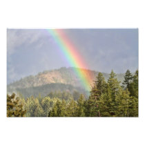 Rainbow Over the Mountains