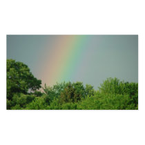 Rainbow Over The Trees Business Cards