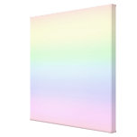 Rainbow Pastel Wrapped Canvas Canvas Prints