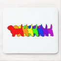 Rainbow PBGV mousepads