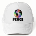 Rainbow Peace Earth Mesh Hats