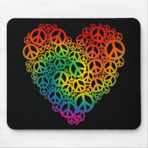 Rainbow Peace Heart