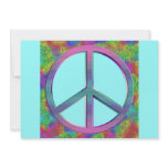 Rainbow Peace Sign  Invitations