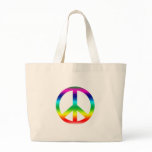 Rainbow Peace Sign Products bags