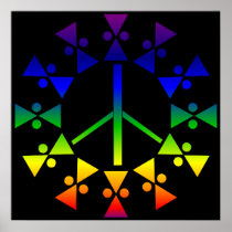 Rainbow Peace Spiral