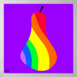 Rainbow Pear posters