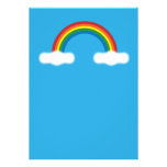 Rainbow Personalised Invitations