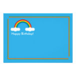 Rainbow Personalized Invites