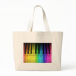 Rainbow Piano Keyboard and Notes Bag