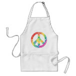 Rainbow Pieces of Peace aprons