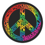 Rainbow Pieces of Peace stickers