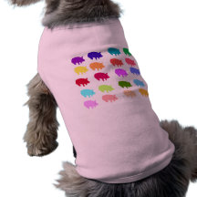 Rainbow Pigs Doggie Tee Shirt