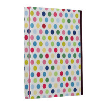 Rainbow polka dots iPad case