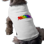 Rainbow Poodle pet clothing