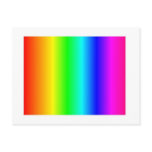 rainbow postcard