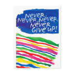 rainbow postcard