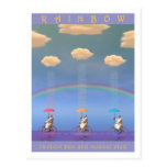 RAINBOW postcard