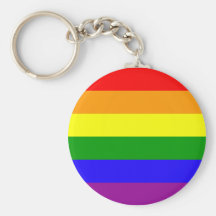 Rainbow Pride keychain