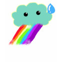 Rainbow Puke t-shirts