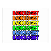 Rainbow Radiologist Post Card