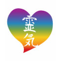 Rainbow Reiki Heart t-shirts