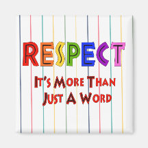 Rainbow Respect Fridge Magnet