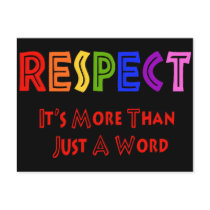 Rainbow Respect Postcard