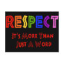 Rainbow Respect Postcard