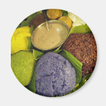 'Rainbow Rice' Chiang Mai, Thailand Fridge Magnet