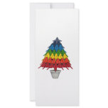 Rainbow Robins Christmas Tree rack cards