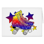 Rainbow Rollerskates Cards