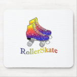 Rainbow Rollerskates Mouse Mats