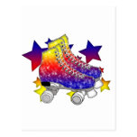 Rainbow Rollerskates Post Cards