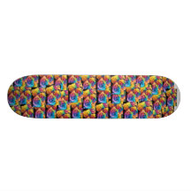 Rainbow Rose Board Skate Deck
