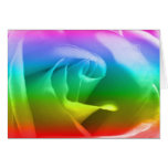 Rainbow Rose Card