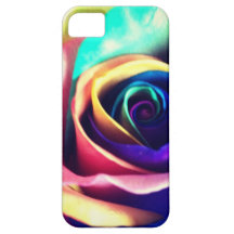 Rainbow Rose Case Case For The iPhone 5