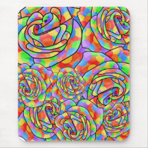 Rainbow Rose Mousepad