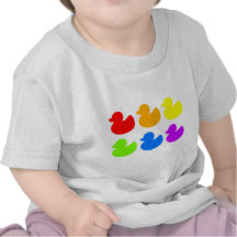 Rainbow Rubber Ducks Tshirt