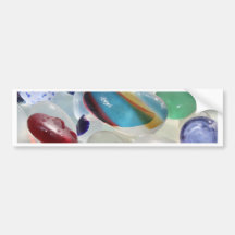 Rainbow Sea Glass Bumper Sticker