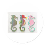 RAINBOW SEAHORSES stickers