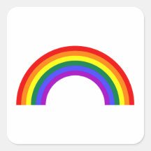 Rainbow Shape Stickers